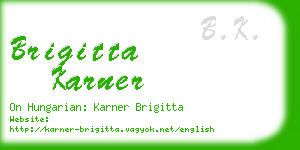 brigitta karner business card